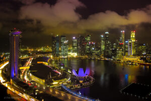 Marina Bay by Night, Singapore