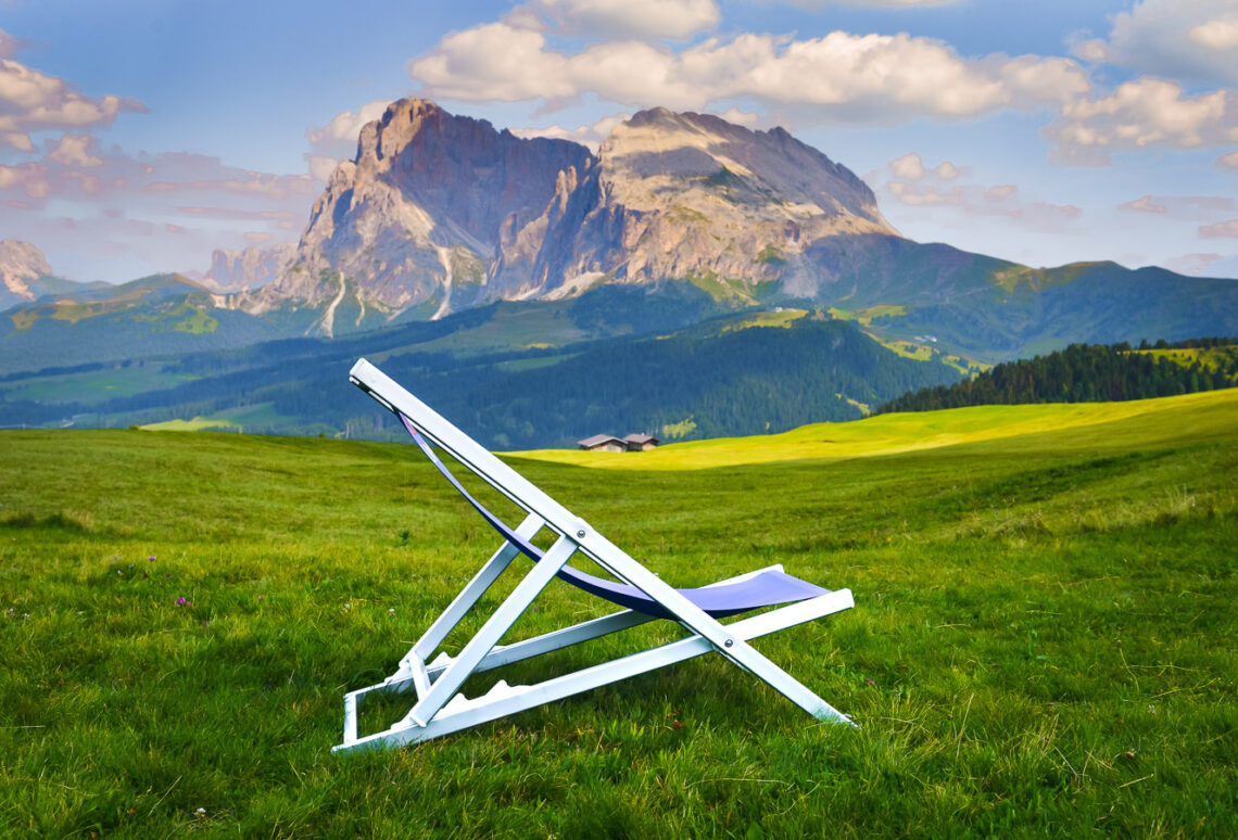 Italy-South Tyrol-Dolomites-Chair