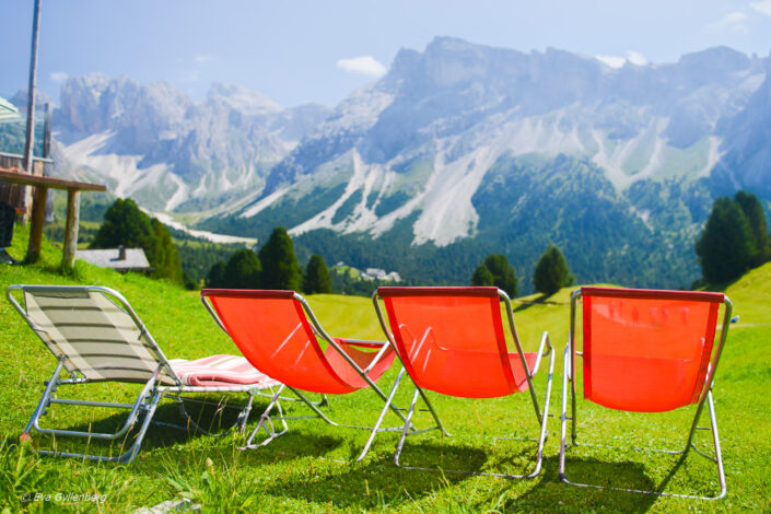 Italy-South Tyrol-Dolomites-Sun-Chairs
