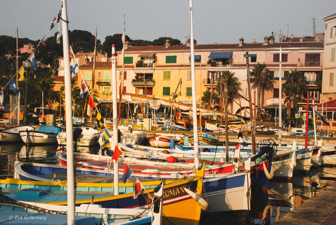 Colorful boats in Bandol